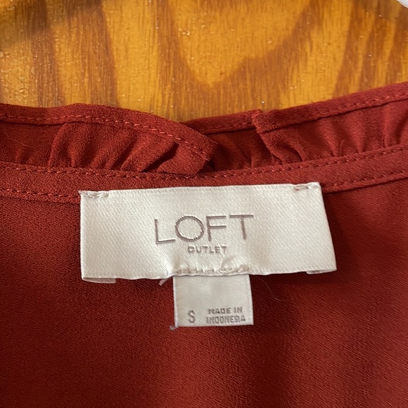 Loft Ruffle Cap Sleeve Top - Picture 6 of 6